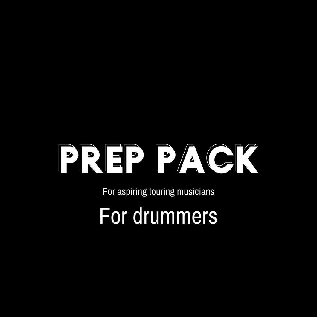 PREP PACK FOR DRUMMERS